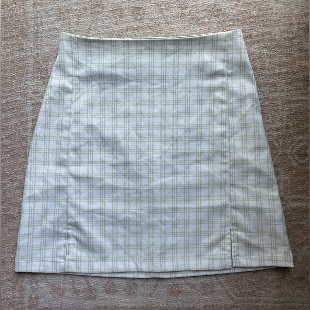 Plaid Mini Skirt